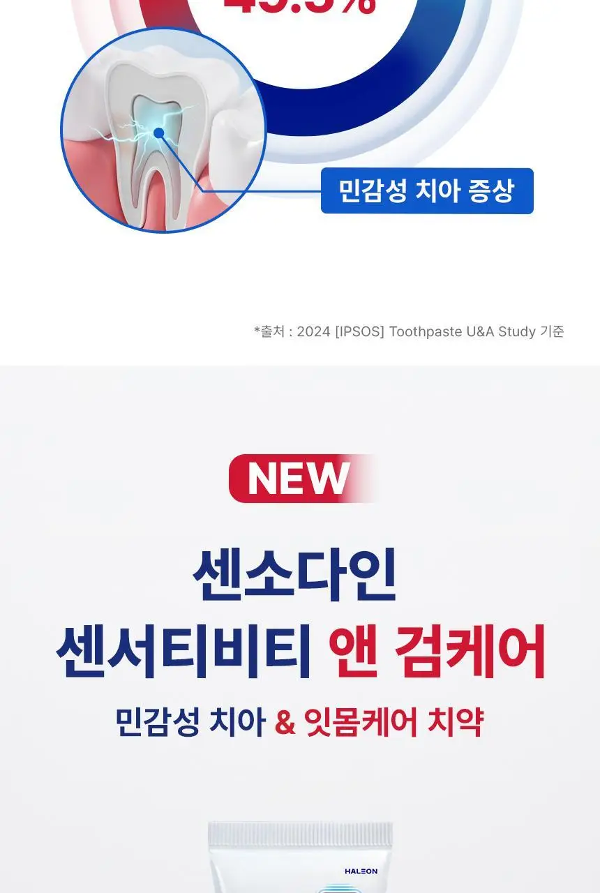[NEW] 센소다인 센서티비티&검케어 100g 상세페이지 3